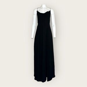 NWOTWD | Lulus | Draped Maxi Dress | Black | See Measurements